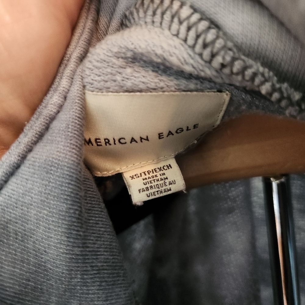 American Eagle Outfitters Gray Tie-Dye Sweatshirt - Picture 3 of 3